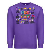 Purple god is so much bigger than... Premium Sweatshirt - MaliasSmallBusiness