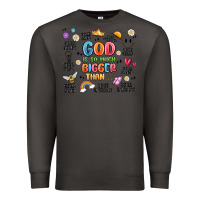 Smoke god is so much bigger than... Premium Sweatshirt - MaliasSmallBusiness