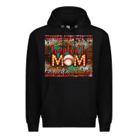 Black baseball Premium Hoodie - LillyAllenDesigns