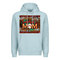 Blue Mist baseball Premium Hoodie - LillyAllenDesigns