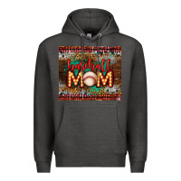 Charcoal Heather baseball Premium Hoodie - LillyAllenDesigns