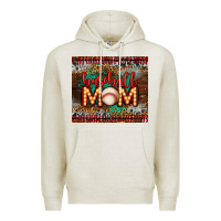 Oatmeal Heather baseball Premium Hoodie - LillyAllenDesigns