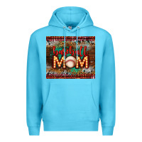 Ocean Blue baseball Premium Hoodie - LillyAllenDesigns