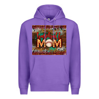 Purple baseball Premium Hoodie - LillyAllenDesigns