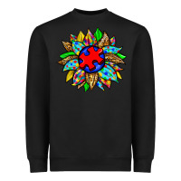 Black autism sunflower Heavyweight Sweatshirt - Zillion Design Studio
