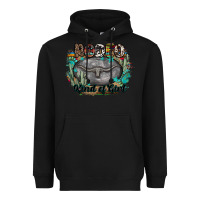 Black rodeo kind of girl Heavyweight Hoodie - MaliasSmallBusiness