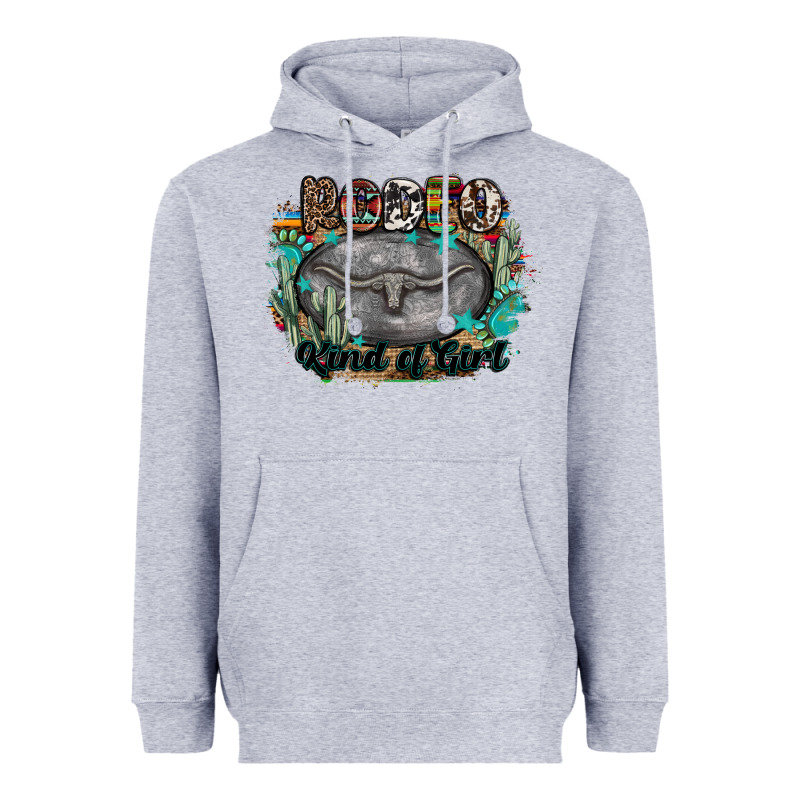 Rodeo Kind Of Girl Heavyweight Hoodie by MaliasSmallBusiness | Teevron