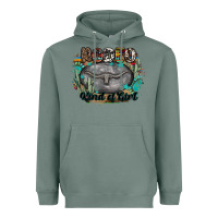 Sage rodeo kind of girl Heavyweight Hoodie - MaliasSmallBusiness