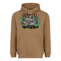 Toasted Coconut rodeo kind of girl Heavyweight Hoodie - MaliasSmallBusiness