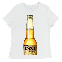 White yellow beer bottle Ladies Tee - AdoDesignShop