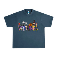 Midnight Navy Drink Up Witches Urban Heavy Tee - CowhideDigitalArt