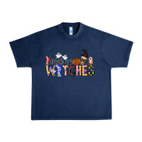 Navy Drink Up Witches Urban Heavy Tee - CowhideDigitalArt
