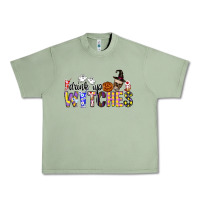Oil Green Drink Up Witches Urban Heavy Tee - CowhideDigitalArt