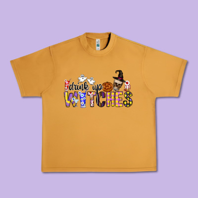 Drink Up Witches Urban Heavy Tee Designed By Cowhidedigitalart
