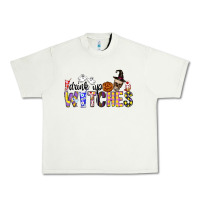 Pistachio Drink Up Witches Urban Heavy Tee - CowhideDigitalArt