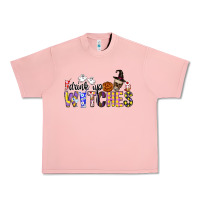 Salmon Drink Up Witches Urban Heavy Tee - CowhideDigitalArt
