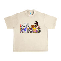Sandshell Drink Up Witches Urban Heavy Tee - CowhideDigitalArt