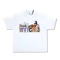 White Drink Up Witches Urban Heavy Tee - CowhideDigitalArt