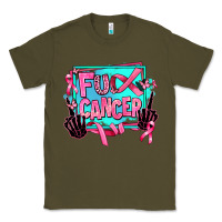 Army Green fuck cancer Classic Tee - AdoDesignShop