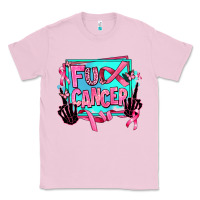 Bubblegum Pink fuck cancer Classic Tee - AdoDesignShop