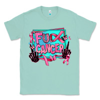 Seafoam fuck cancer Classic Tee - AdoDesignShop
