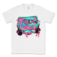 White fuck cancer Classic Tee - AdoDesignShop