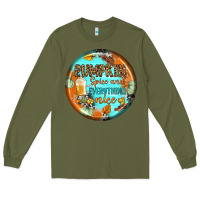 Army Green pumpkin spice and everythink nice earrings Long Sleeve Tee - BundleAndBundleShop