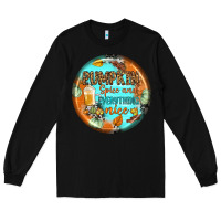 Black pumpkin spice and everythink nice earrings Long Sleeve Tee - BundleAndBundleShop