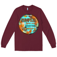 Burgundy pumpkin spice and everythink nice earrings Long Sleeve Tee - BundleAndBundleShop
