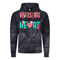 Cloud Black nursing is a work of heart Vintage Hoodie - texasbilliewilder