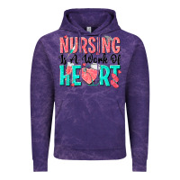 Cloud Purple nursing is a work of heart Vintage Hoodie - texasbilliewilder