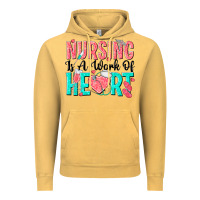 Vintage Mustard nursing is a work of heart Vintage Hoodie - texasbilliewilder