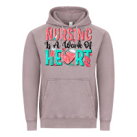 Vintage Zinc nursing is a work of heart Vintage Hoodie - texasbilliewilder