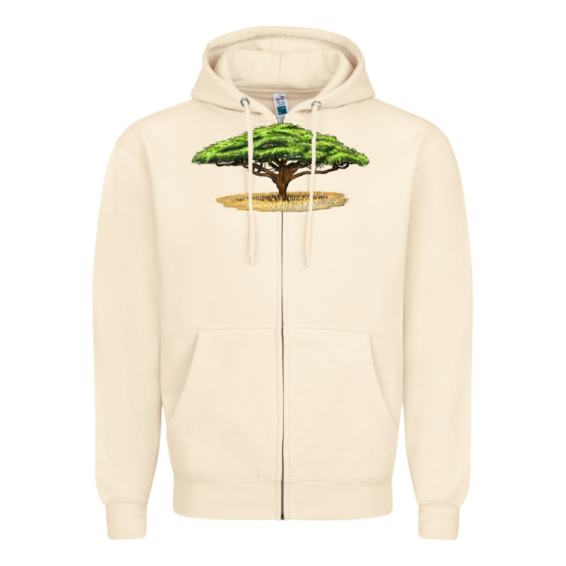 Acacia Tree Zipper Hoodie by LillyAllenDesigns | Teevron