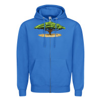 True Royal acacia tree Zipper Hoodie - LillyAllenDesigns