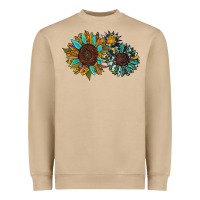 Mushroom western sunflowers Heavyweight Sweatshirt - RanaPortraitStore