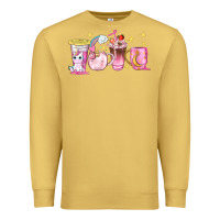 Antique Gold unicorn coffee cups Premium Sweatshirt - NancyCooperArtShop