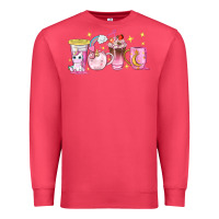 Cardinal unicorn coffee cups Premium Sweatshirt - NancyCooperArtShop