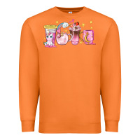 Carrot unicorn coffee cups Premium Sweatshirt - NancyCooperArtShop