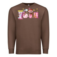 Chestnut unicorn coffee cups Premium Sweatshirt - NancyCooperArtShop