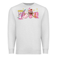 Oatmeal Heather unicorn coffee cups Premium Sweatshirt - NancyCooperArtShop
