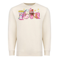 Sandshell unicorn coffee cups Premium Sweatshirt - NancyCooperArtShop