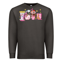 Smoke unicorn coffee cups Premium Sweatshirt - NancyCooperArtShop