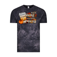 Cloud Black wild about pumpkin spice Vintage Tee - CowhideDigitalArt
