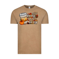 Vintage Coffee wild about pumpkin spice Vintage Tee - CowhideDigitalArt
