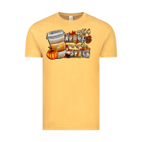 Vintage Mustard wild about pumpkin spice Vintage Tee - CowhideDigitalArt