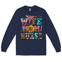 Navy wife mom nurse Long Sleeve Tee - AdoDesignShop