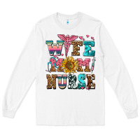 White wife mom nurse Long Sleeve Tee - AdoDesignShop