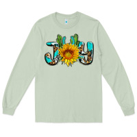 Matcha joy with sunflower and cactus ado Long Sleeve Tee - AdoDesignShop