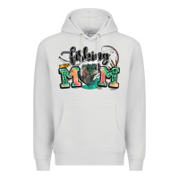 Dove Grey fishing mom Premium Hoodie - LillyAllenDesigns